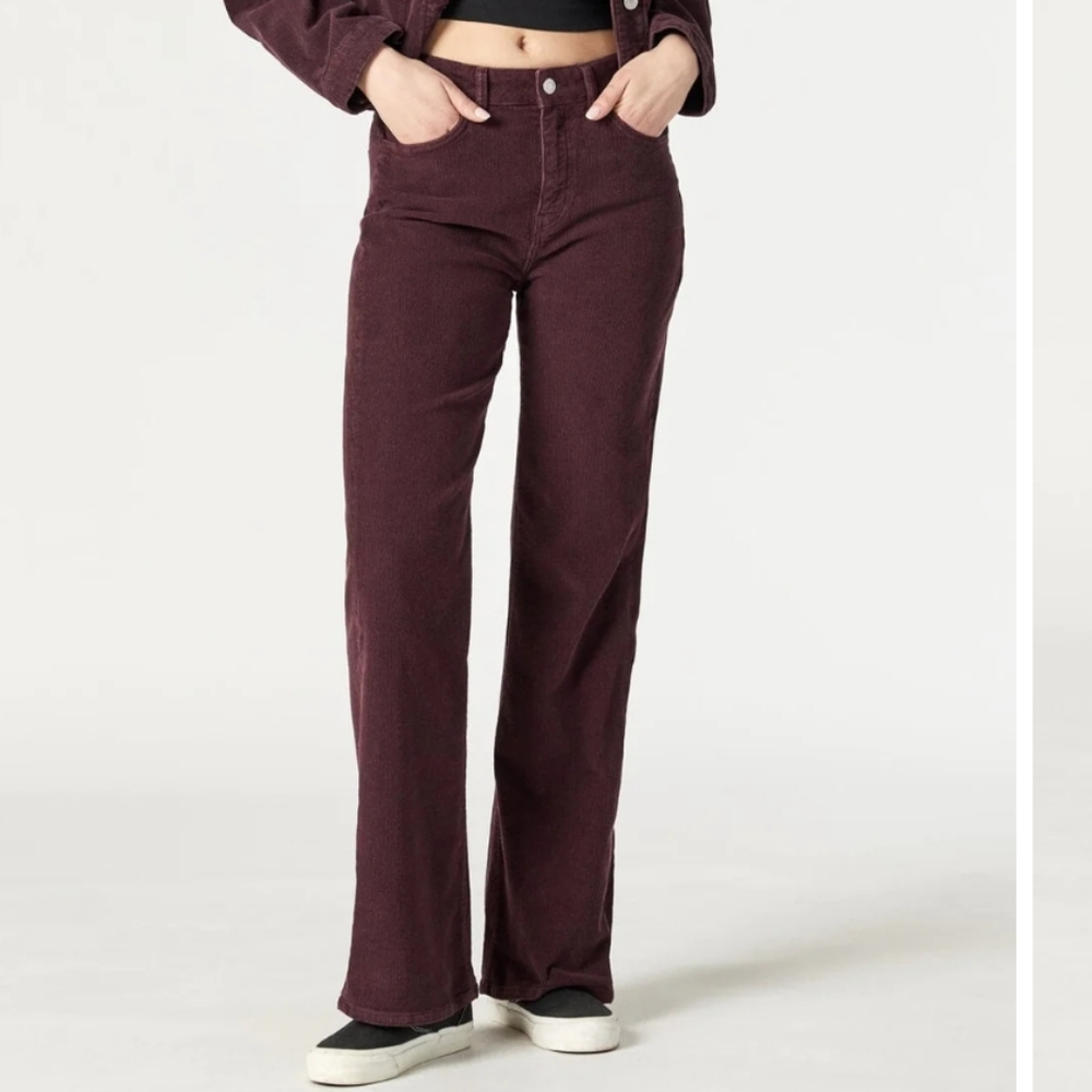 Mavi victoria high rise wide leg corduroy pants